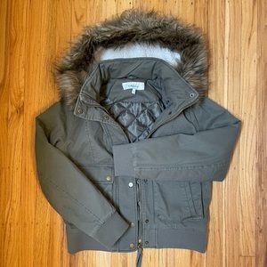 Hooded Bomber Jacket